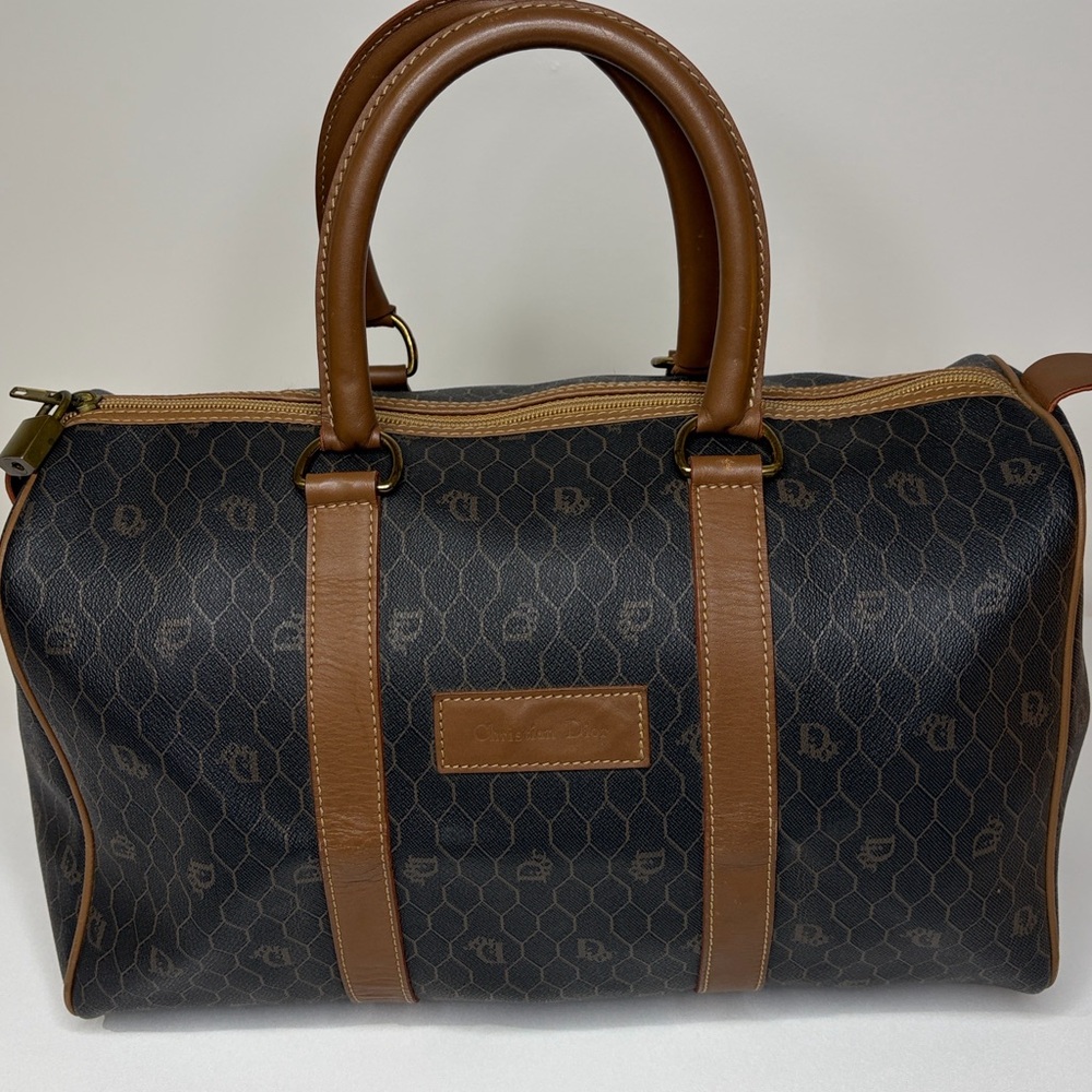 Christian Dior Honeycomb Boston Bag